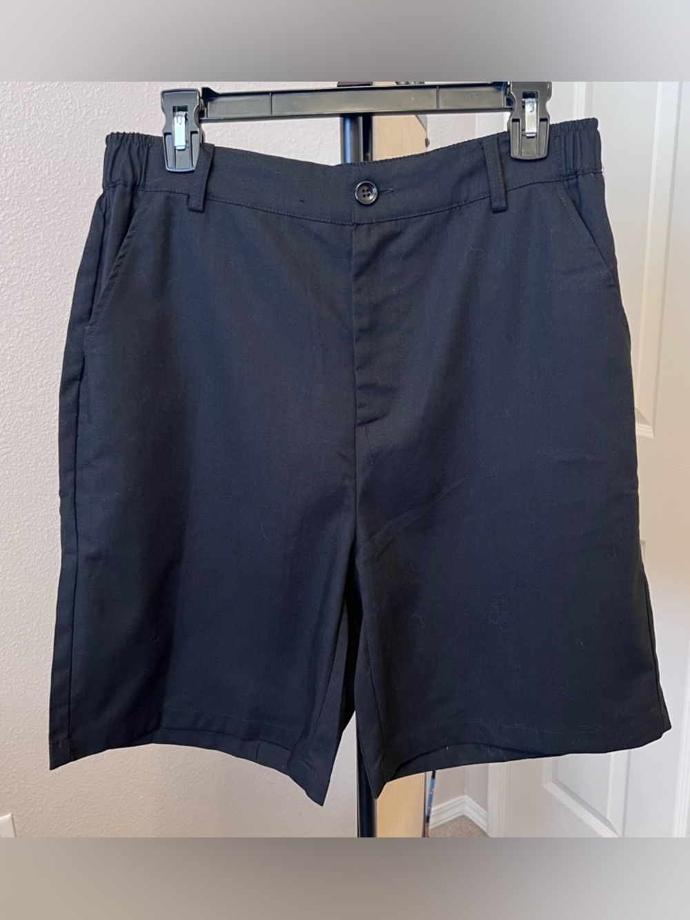 NWT black linen shorts